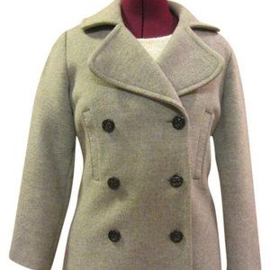 Double-Breasted Wool Peacoat